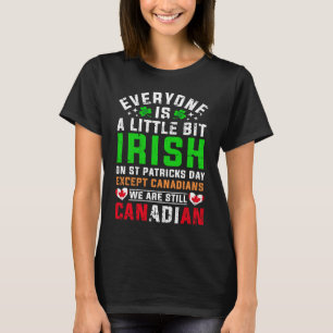 T-shirt Jour de la Saint Patrick À L'Exception Du Canadien
