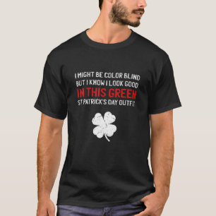 T-shirt Jour de la Saint Patrick bleu couleur Sarcastique