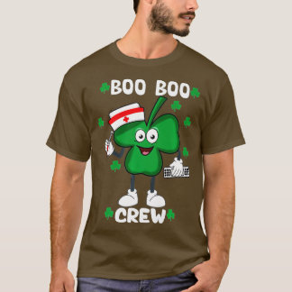 T-shirt Jour de la Saint Patrick boo équipage infirmière s