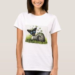T-shirt Jour de la Saint Patrick chanceux de shamrock de