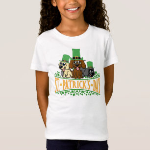 T-Shirt Jour de la Saint Patrick Chiens de la Saint-Patric