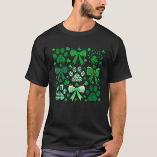T-shirt Jour de la Saint Patrick Coquette Bow Amoureux des