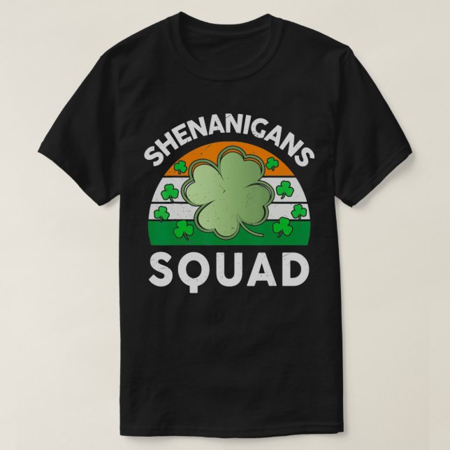 T-shirt Jour de la Saint Patrick Costume Hommes Femmes She (Design devant)
