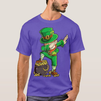 T-shirt Jour de la Saint Patrick Dabbing Leprechaun Garçon
