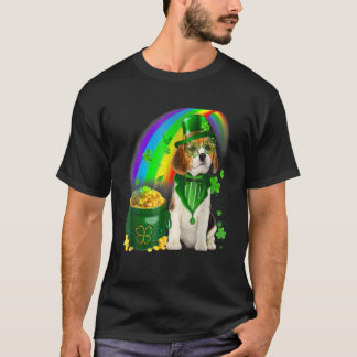T-shirt Jour de la Saint-Patrick de Chien beagle Irlandais