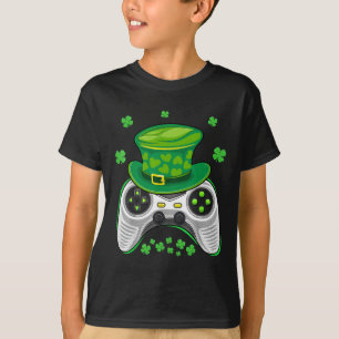 T-shirt Jour de la Saint Patrick de Shamrock de contrôleur