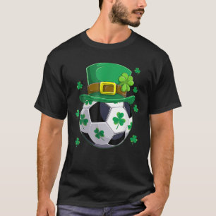T-shirt Jour de la Saint Patrick de soccer Leprechaun Sham
