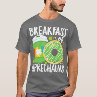 T-shirt Jour de la Saint Patrick Drôle Petit déjeuner de s