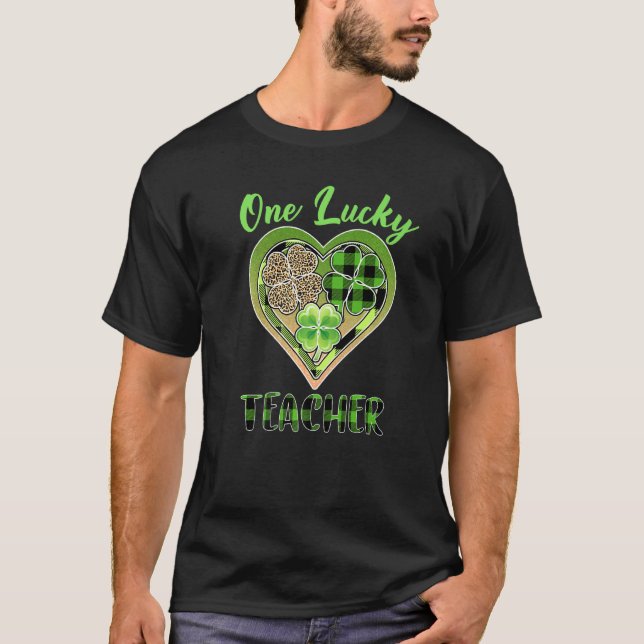 T-shirt Jour de la Saint Patrick Enseignant Shirt Buffalo  (Devant)