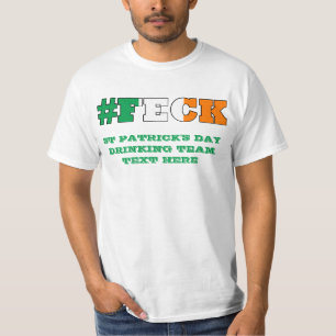 T-shirt Jour de la Saint Patrick feck irlandais
