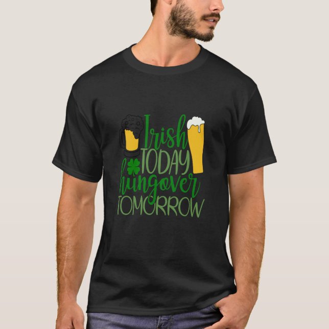 T-shirt Jour de la Saint Patrick Femmes Garçons Enfants Ho (Devant)