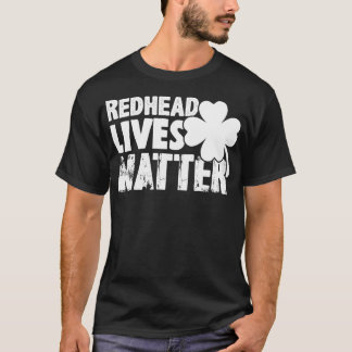 T-shirt Jour de la Saint Patrick festif amusant de Redhead