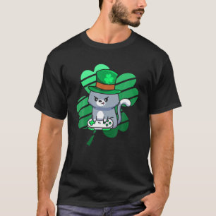 T-shirt Jour de la Saint Patrick Gamer Garçons Jeu Leprech