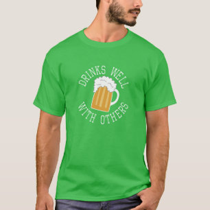 T-shirt Jour de la Saint Patrick Humour - Bois Bien Avec D