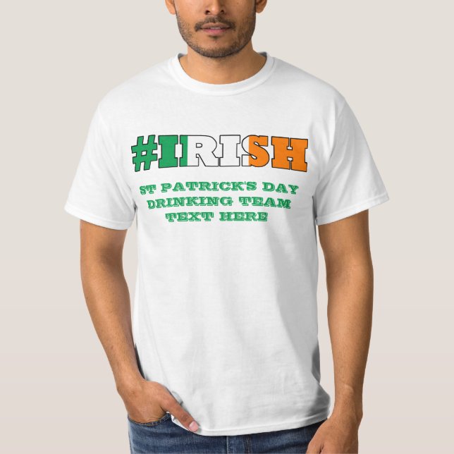 T-shirt Jour de la Saint Patrick irlandais (Devant)