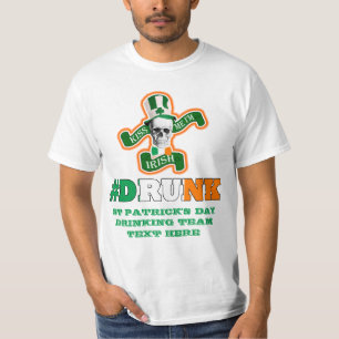 T-shirt Jour de la Saint Patrick irlandais ivre