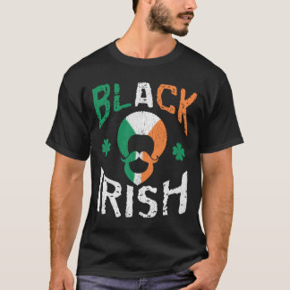 T-shirt Jour de la Saint Patrick irlandais noir de