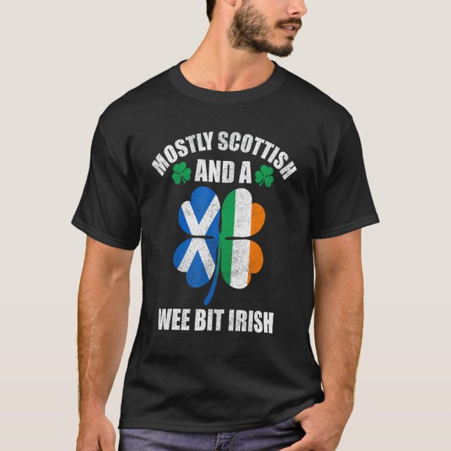 T-shirt Jour de la Saint Patrick Irlande Écosse Écosse Irl (Devant)