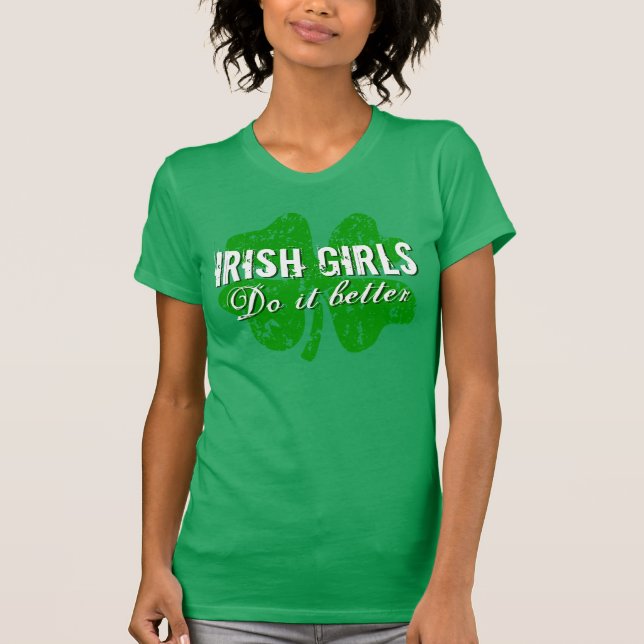 T-shirt Jour de la Saint Patrick | Les filles irla (Devant)