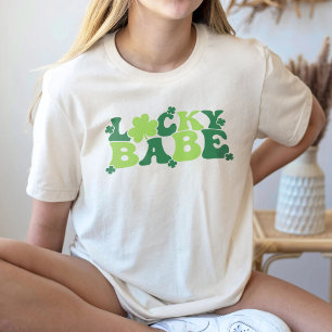 T-shirt Jour de la Saint Patrick Lucky Babe