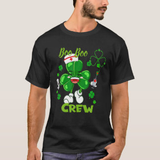 T-shirt Jour de la Saint Patrick Nurse Boo Boo Cadeau