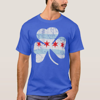 T-shirt Jour de la Saint Patrick Shamrock du drapeau irlan