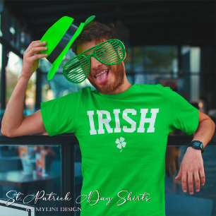 T-shirt Jour de la Saint Patrick Shamrock irlandais person