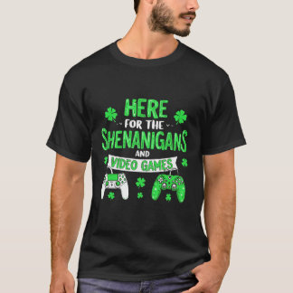 T-shirt Jour de la Saint Patrick Shamrock Shenanigans jeu 