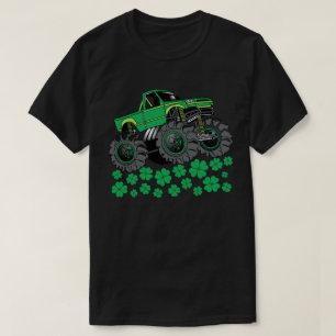 T-shirt Jour de la Saint Patrick Toddler Monster Truck Boy