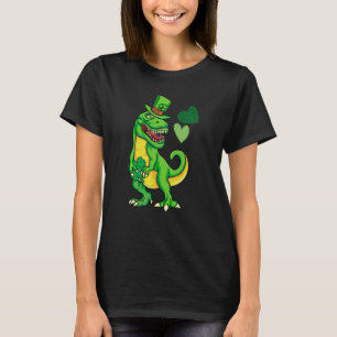 T-shirt Jour de la Saint Patrick Trex Dinosaur et Jour de 