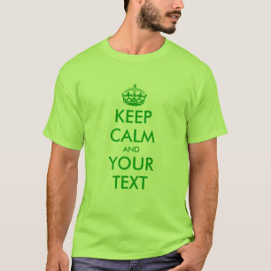 T-shirt Jour de la Saint Patrick vert   Restez cal