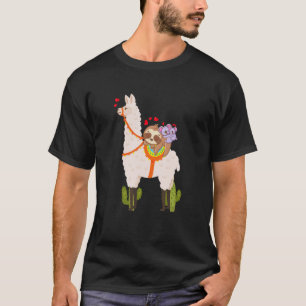 T-shirt Jour de la Saint-Valentin Jour des mères Lama Pare