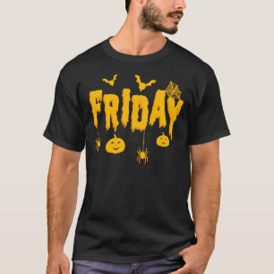 T-shirt Jour De La Semaine Facile Groupe Halloween Costume