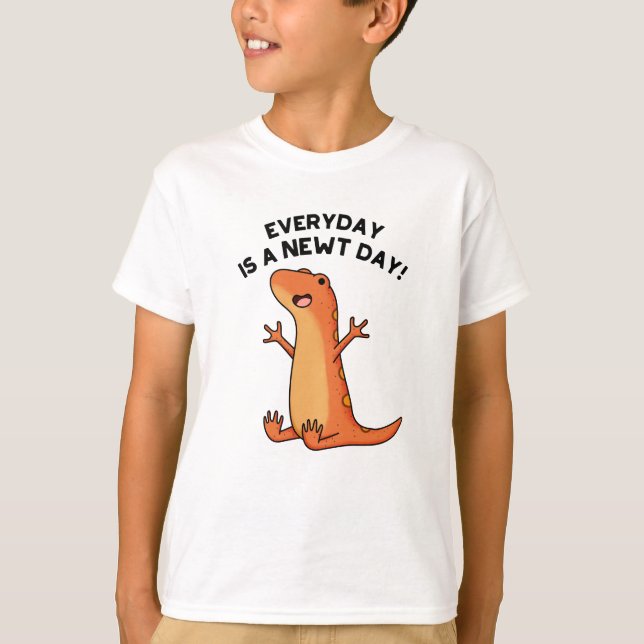 T-shirt Jour de la semaine Un jour de la nouvelle amusante (Devant)