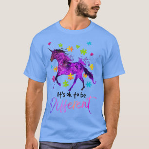 T-shirt Jour de la sensibilisation sur l'autisme Unicorn D