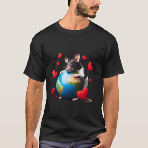 T-shirt Jour de la Terre Câlin Amour Propriétaire Faisant