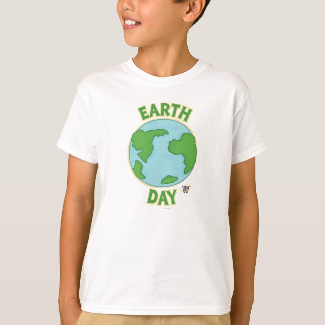 T-shirt Jour de la terre de Webkinz (Devant)