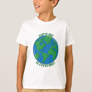 T-shirt Jour de la terre quotidien