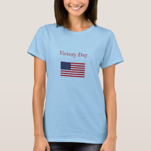 T-shirt Jour de la victoire du drapeau américain