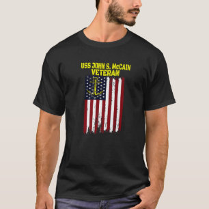 T-shirt Jour de l'ancien combattant de l'USS John S. Mcain