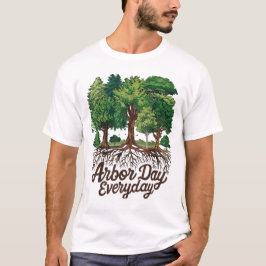 T-shirt Jour de l'Arbour Jour de la Terre Planète Joyeux J