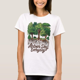 T-shirt Jour de l'Arbour Jour de la Terre Planète Joyeux J