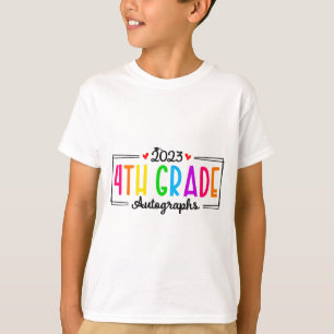 T-shirt Jour De L'École 2023 Autographe 4ème Graduation