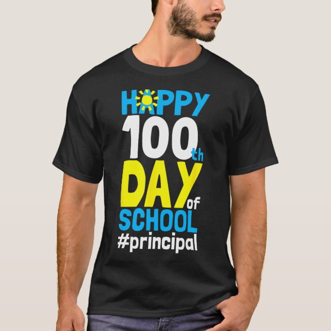 T-shirt Jour De L'École Principal 100 Jours De L'École (Devant)