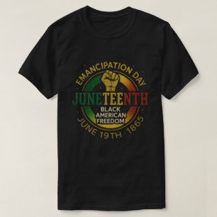 T-shirt Jour de l'émancipation Juneteenth Liberté des Noir