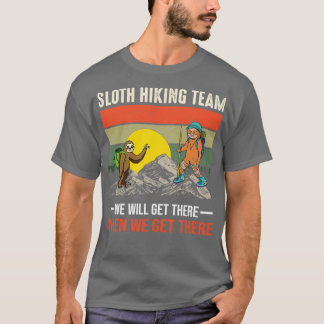 T-shirt Jour de l'équipe de Randonnée de Sloth Secourt de 