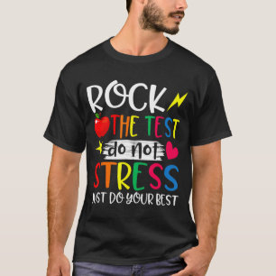 T-shirt Jour de l'examen de rock Enseignant de jour