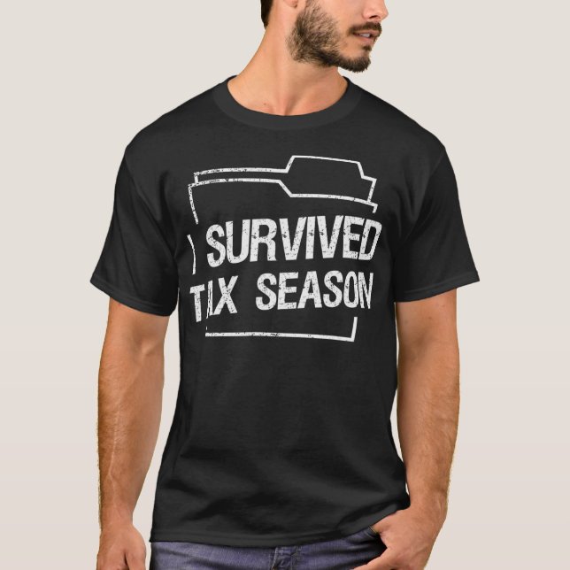 T-shirt Jour de l'impôt amusant 2020 Chemise I Survived Sa (Devant)