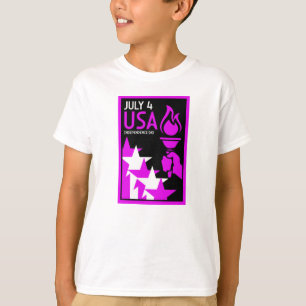 T-shirt Jour de l'indépendance américaine