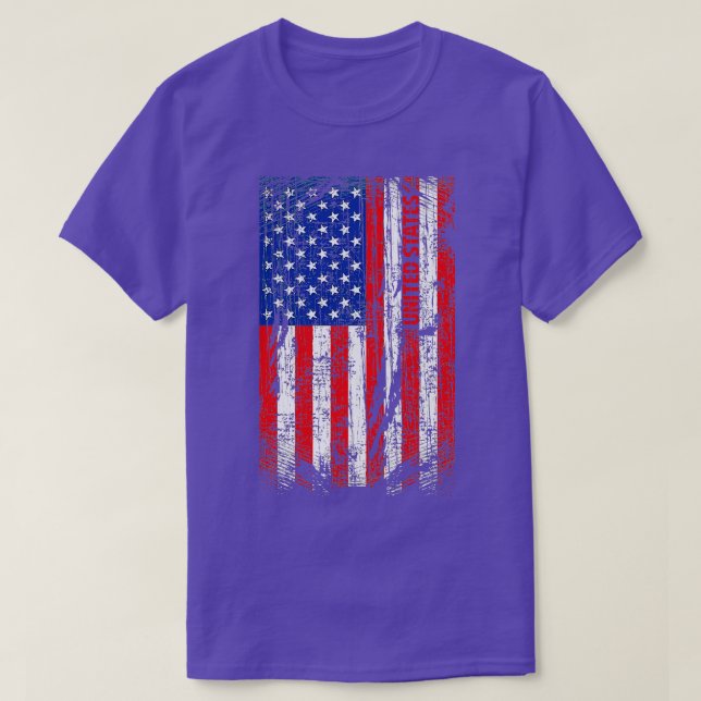 T-shirt Jour de l'indépendance américaine 4 juillet États- (Design devant)
